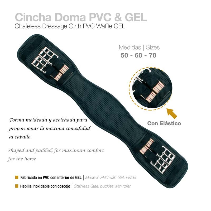 Cincha Doma Pvc & Gel